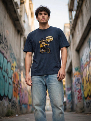Navy melange