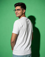 Men's Regular Fit T-Shirt – 100% Cotton 180 GSM | White & Black | MonkeyMan