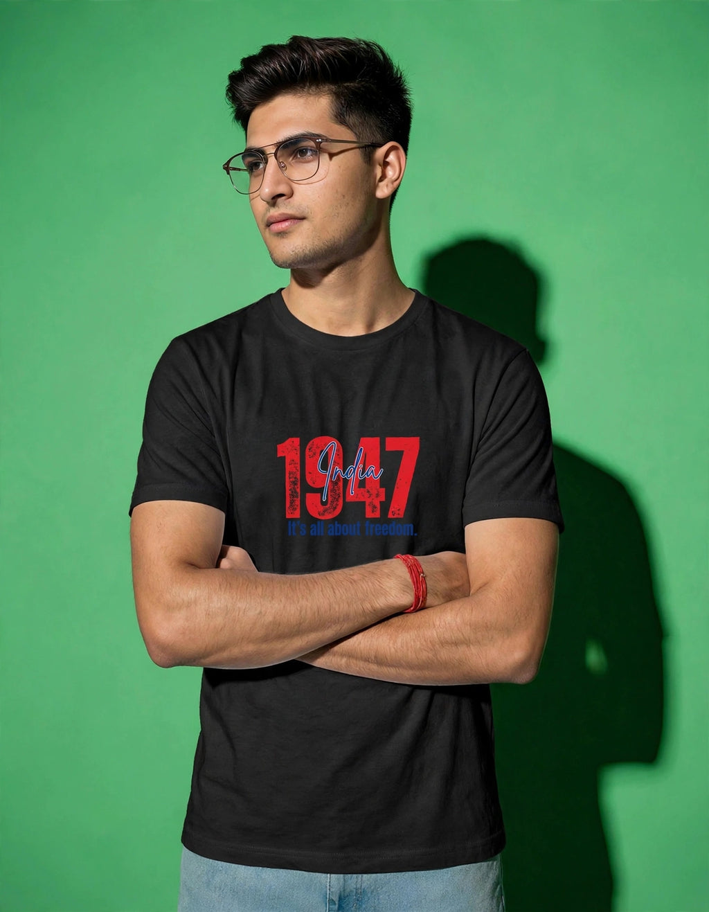 Men's Regular Fit T-Shirt – 100% Cotton 180 GSM | White & Black | MonkeyMan