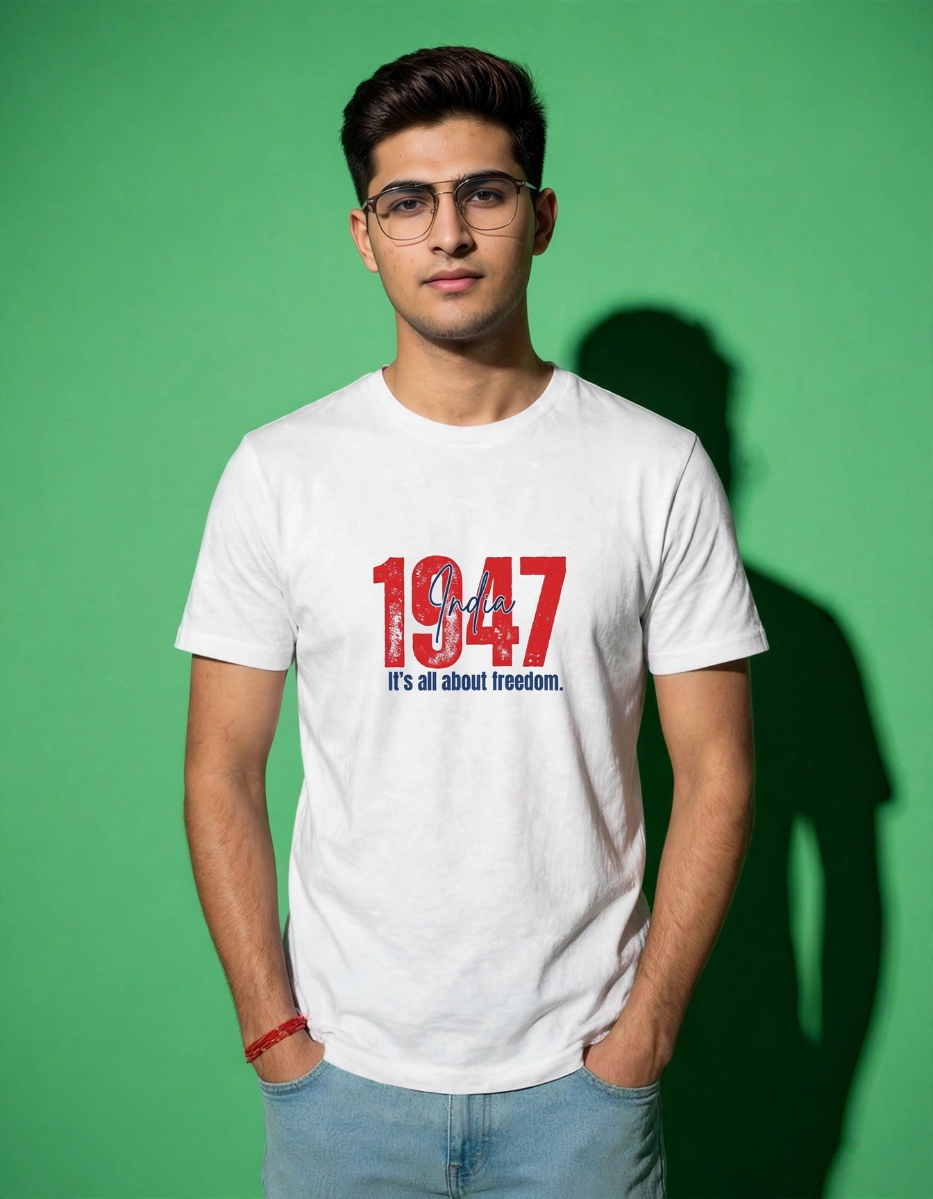 Men's Regular Fit T-Shirt – 100% Cotton 180 GSM | White & Black | MonkeyMan