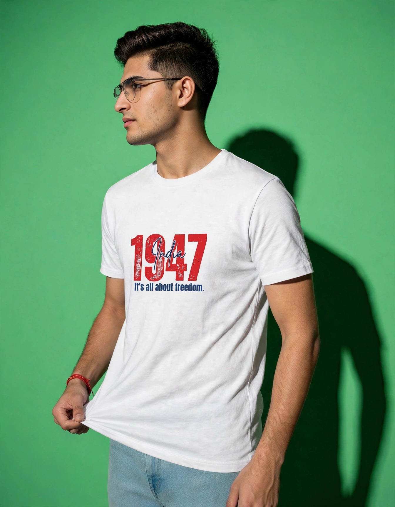 Men's Regular Fit T-Shirt – 100% Cotton 180 GSM | White & Black | MonkeyMan